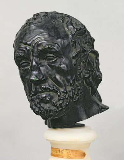 Hombre con la nariz rota, 1865 de Auguste Rodin